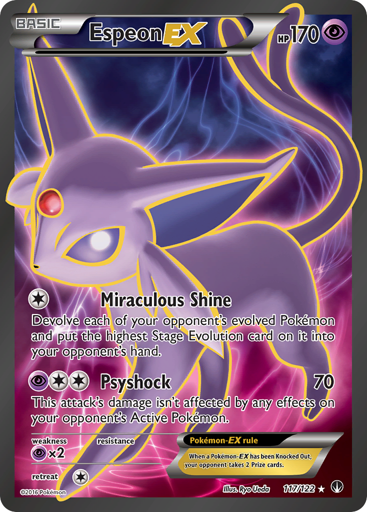 Espeon EX (117/122) [XY: BREAKpoint] | Fandemonia Ltd