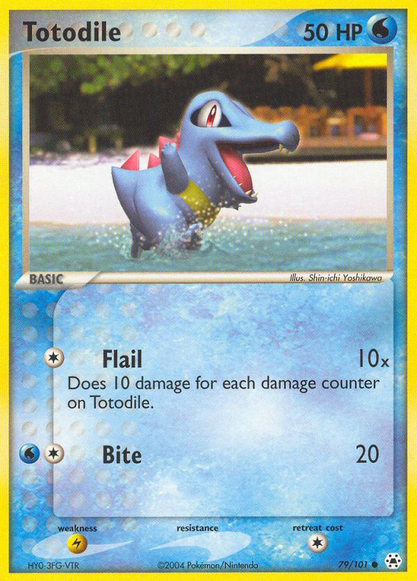 Totodile (79/101) [EX: Hidden Legends] | Fandemonia Ltd