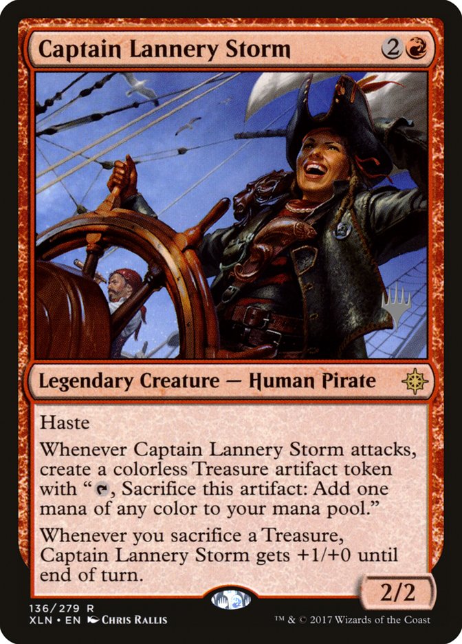 Captain Lannery Storm (Promo Pack) [Ixalan Promos] | Fandemonia Ltd