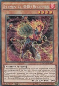 Elemental HERO Blazeman [WSUP-EN032] Secret Rare | Fandemonia Ltd