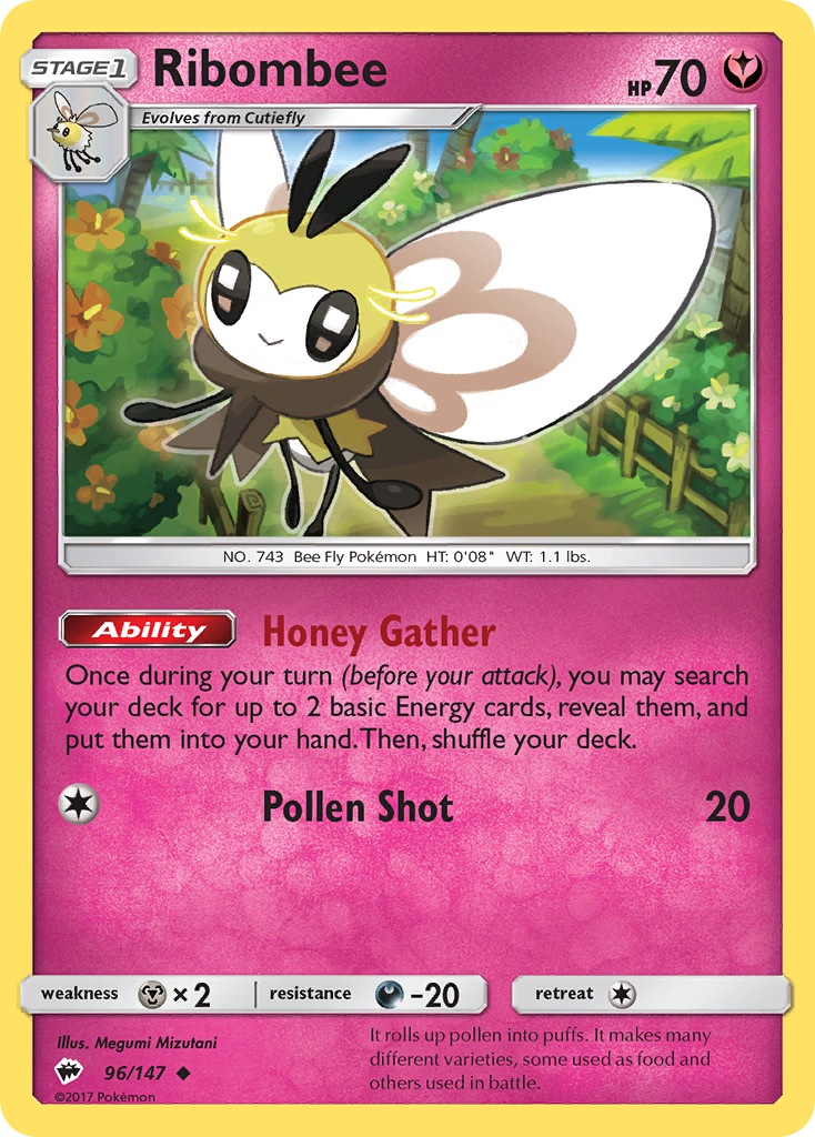 Ribombee (96/147) [Sun & Moon: Burning Shadows] | Fandemonia Ltd