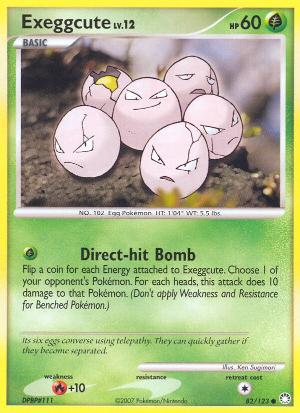 Exeggcute (82/123) [Diamond & Pearl: Mysterious Treasures] | Fandemonia Ltd