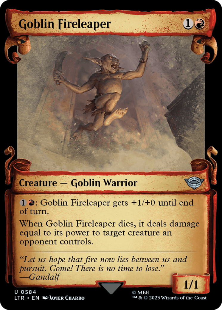 Goblin Fireleaper [The Lord of the Rings: Tales of Middle-Earth Showcase Scrolls] | Fandemonia Ltd