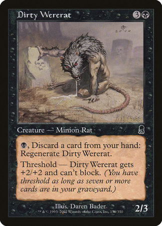 Dirty Wererat [Odyssey] | Fandemonia Ltd