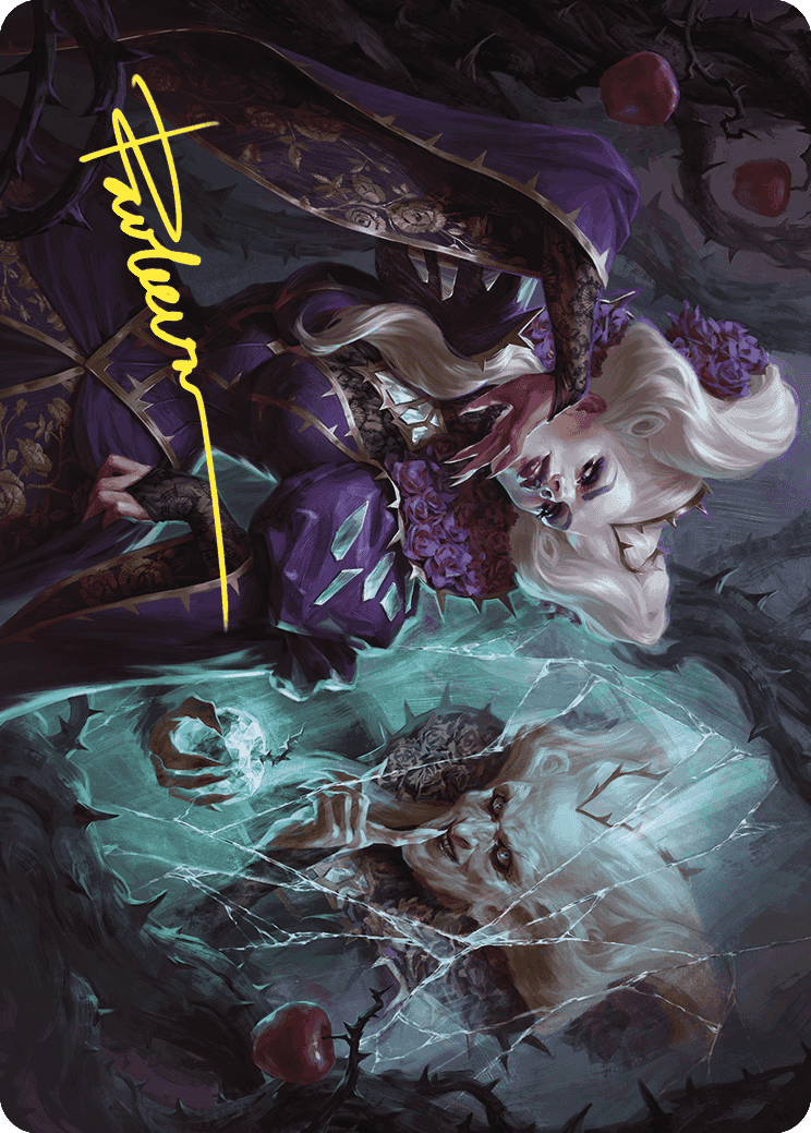 Conceited Witch Art Card (Gold-Stamped Signature) [Wilds of Eldraine Art Series] | Fandemonia Ltd