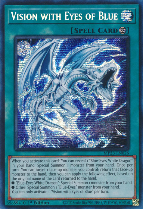 Vision with Eyes of Blue [MP23-EN026] Prismatic Secret Rare | Fandemonia Ltd