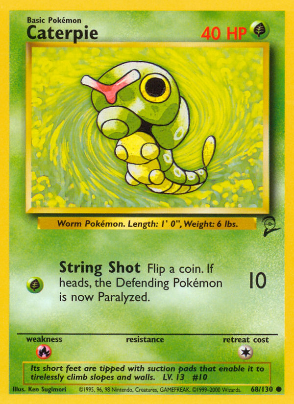 Caterpie (68/130) [Base Set 2] | Fandemonia Ltd