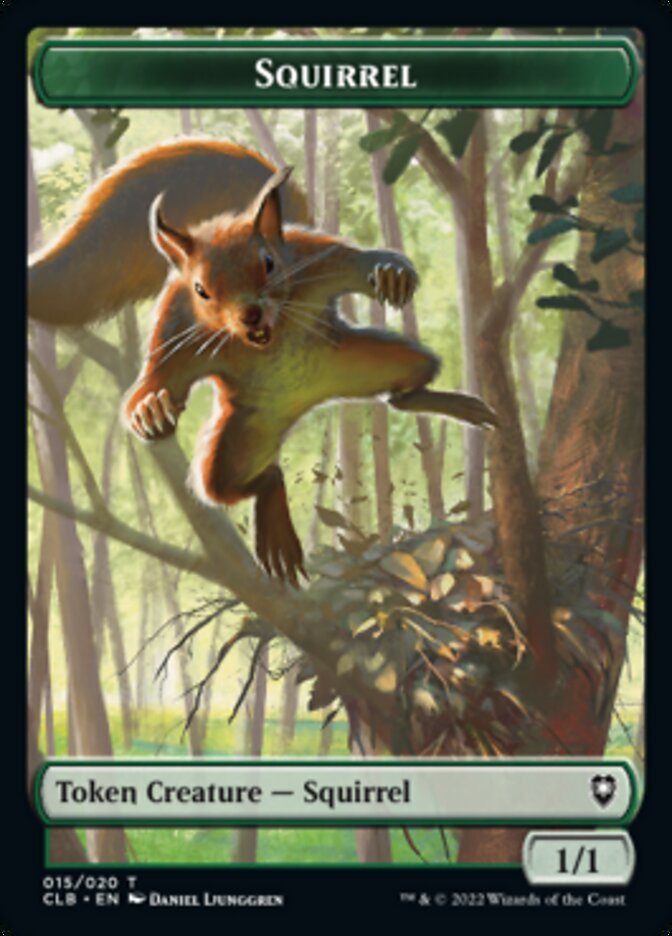 Squirrel Token [Commander Legends: Battle for Baldur's Gate Tokens] | Fandemonia Ltd