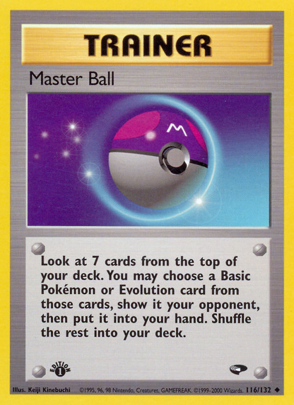 Master Ball (116/132) [Gym Challenge 1st Edition] | Fandemonia Ltd