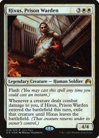 Hixus, Prison Warden [Magic Origins Promos] | Fandemonia Ltd