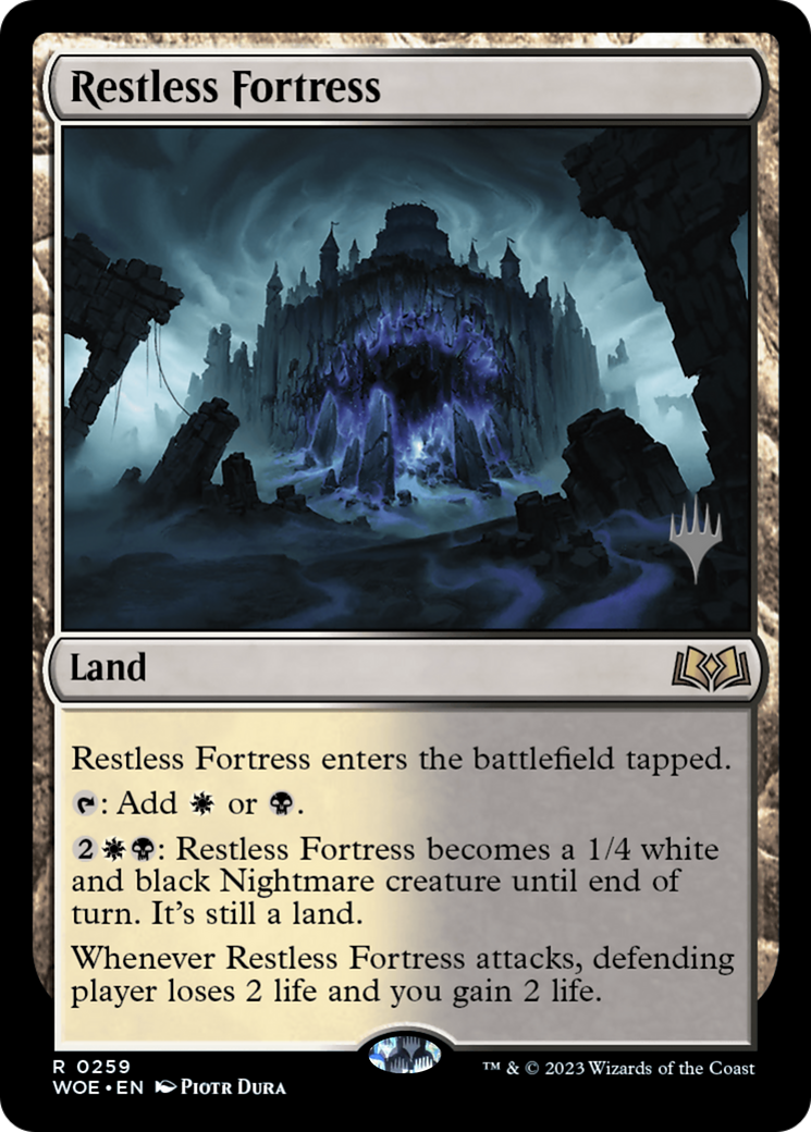 Restless Fortress (Promo Pack) [Wilds of Eldraine Promos] | Fandemonia Ltd