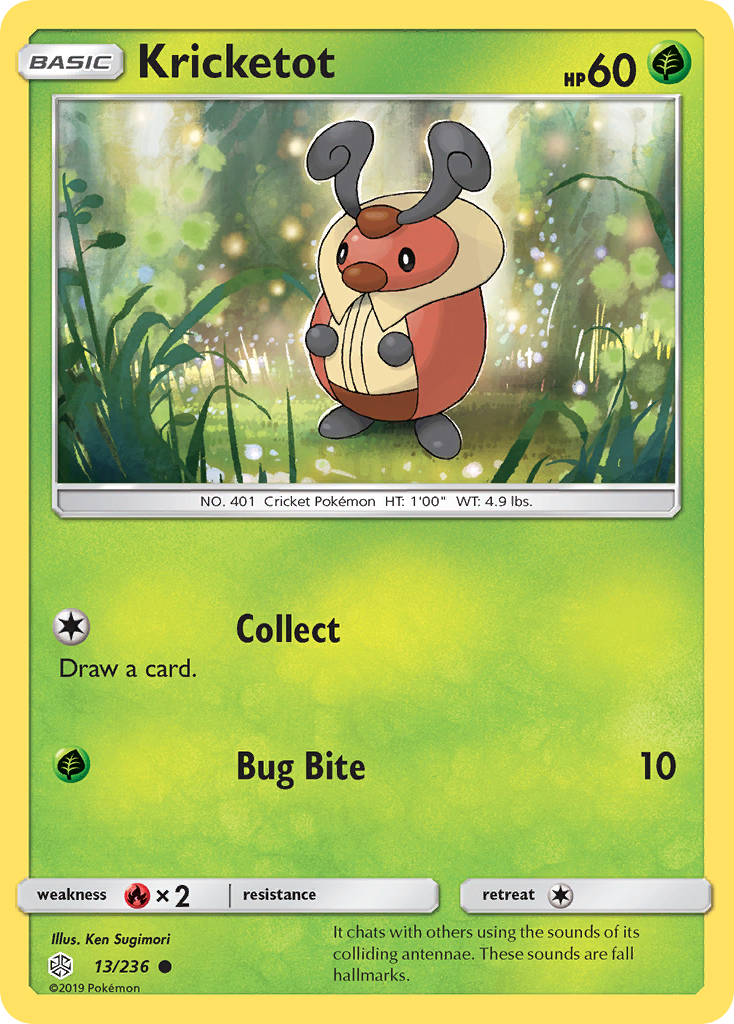 Kricketot (13/236) [Sun & Moon: Cosmic Eclipse] | Fandemonia Ltd