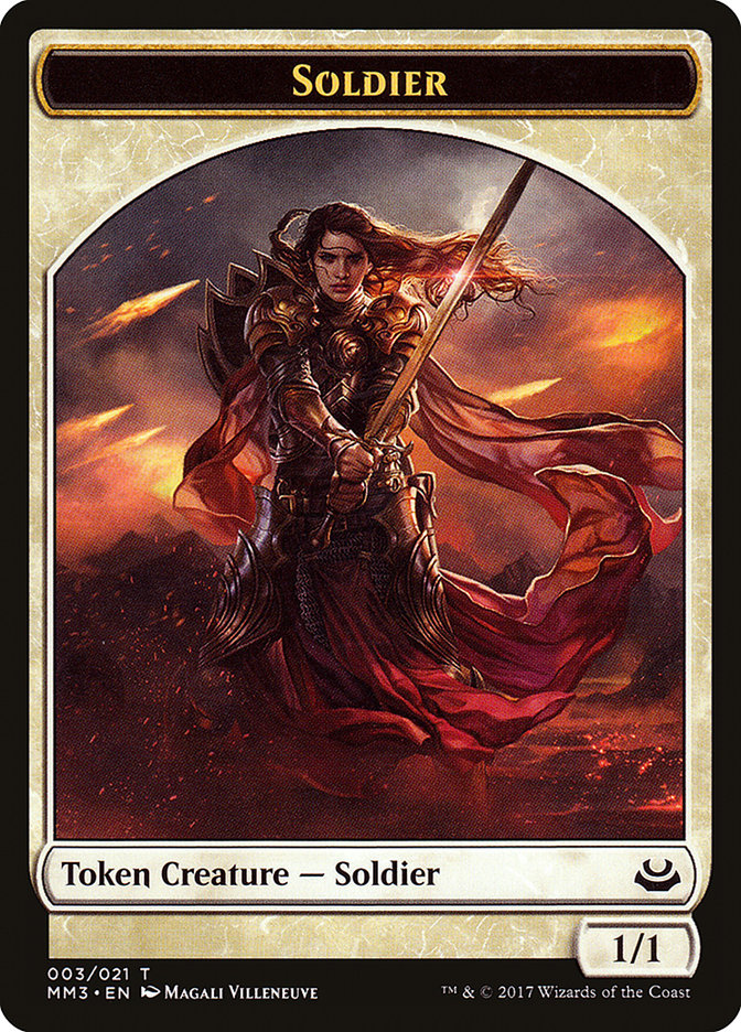 Soldier (003/021) [Modern Masters 2017 Tokens] | Fandemonia Ltd