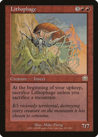 Lithophage [Mercadian Masques] | Fandemonia Ltd