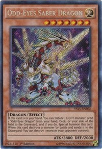 Odd-Eyes Saber Dragon [YS15-ENF00] Secret Rare | Fandemonia Ltd