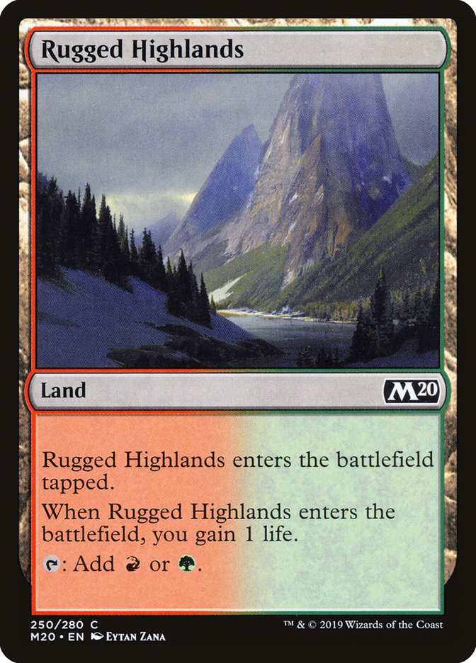 Rugged Highlands [Core Set 2020] | Fandemonia Ltd