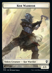 Kor Warrior // Angel Warrior Double-sided Token [Commander Legends: Battle for Baldur's Gate Tokens] | Fandemonia Ltd