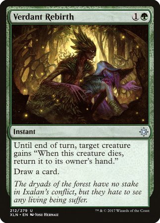 Verdant Rebirth [Ixalan] | Fandemonia Ltd