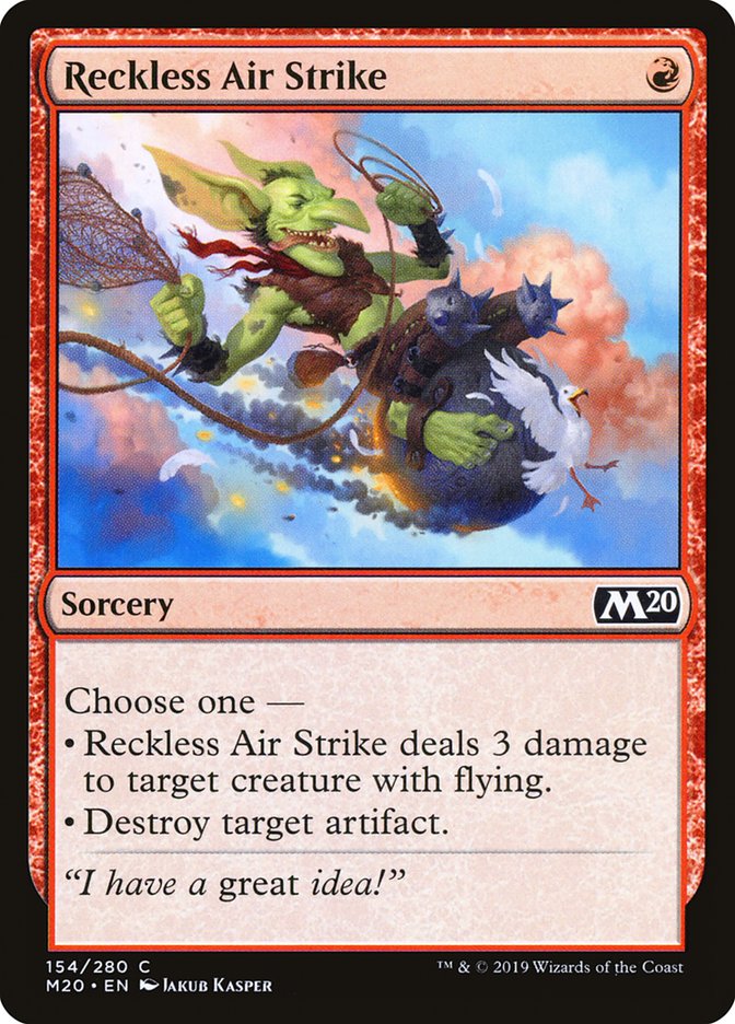 Reckless Air Strike [Core Set 2020] | Fandemonia Ltd