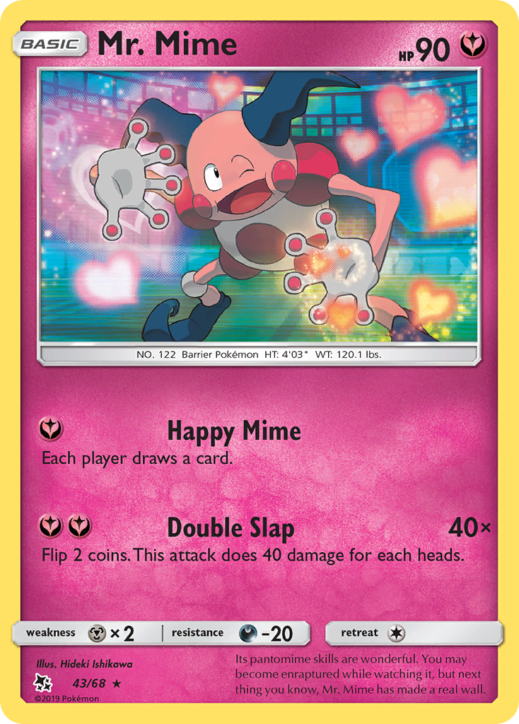 Mr. Mime (43/68) [Sun & Moon: Hidden Fates] | Fandemonia Ltd