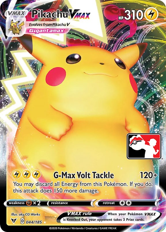 Pikachu VMAX (044/185) [Prize Pack Series One] | Fandemonia Ltd