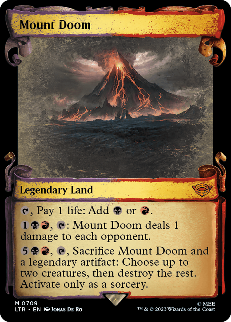 Mount Doom [The Lord of the Rings: Tales of Middle-Earth Showcase Scrolls] | Fandemonia Ltd