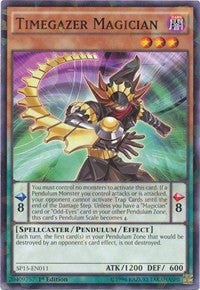 Timegazer Magician [SP15-EN011] Shatterfoil Rare | Fandemonia Ltd