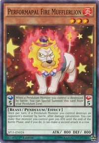 Performapal Fire Mufflerlion [SP15-EN024] Common | Fandemonia Ltd