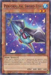 Performapal Sword Fish [SP15-EN014] Shatterfoil Rare | Fandemonia Ltd