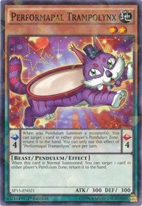 Performapal Trampolynx [SP15-EN021] Shatterfoil Rare | Fandemonia Ltd