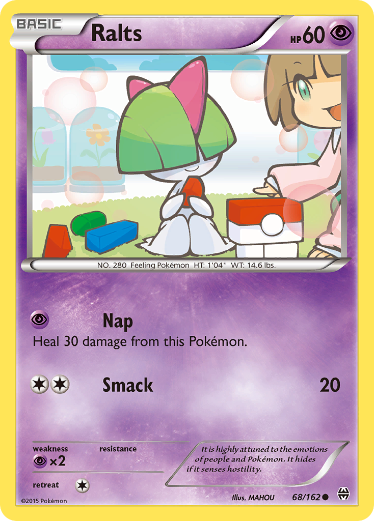 Ralts (68/162) [XY: BREAKthrough] | Fandemonia Ltd