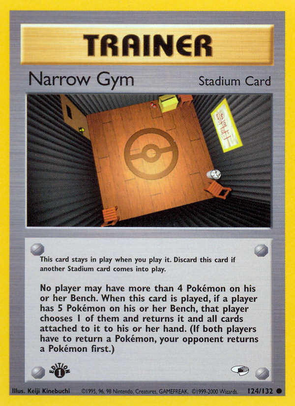 Narrow Gym (124/132) [Gym Heroes 1st Edition] | Fandemonia Ltd