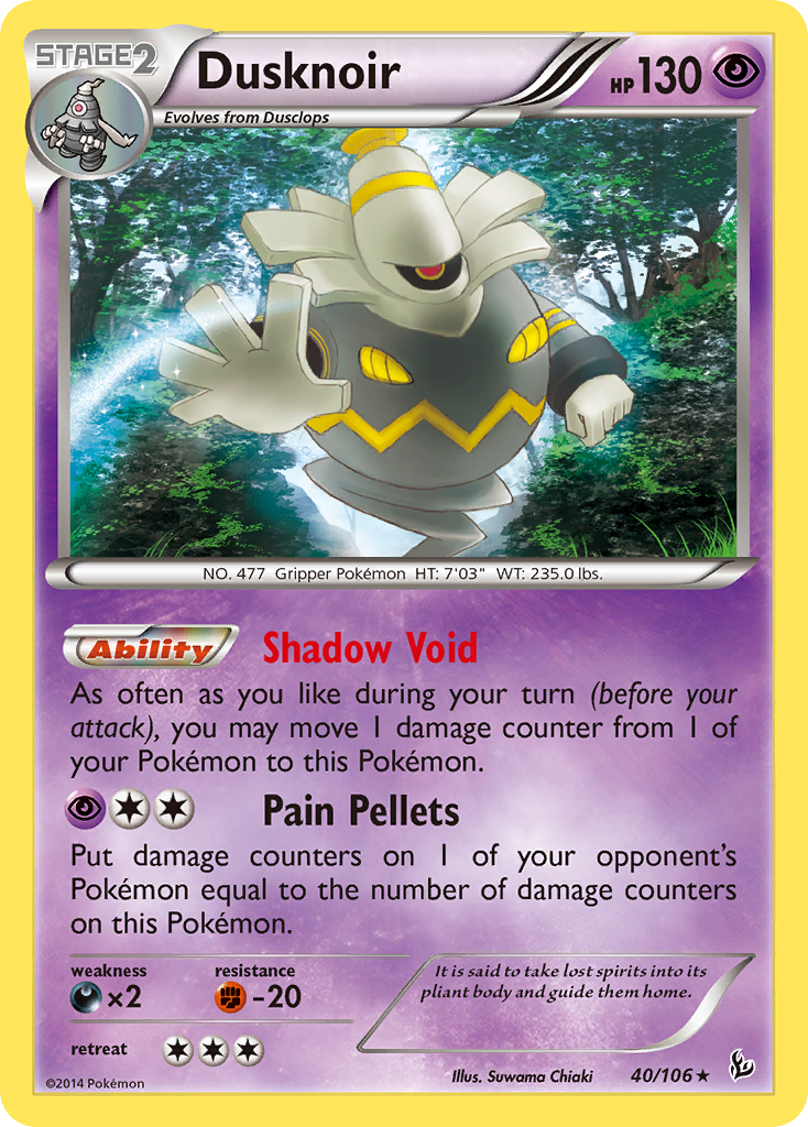 Dusknoir (40/106) [XY: Flashfire] | Fandemonia Ltd