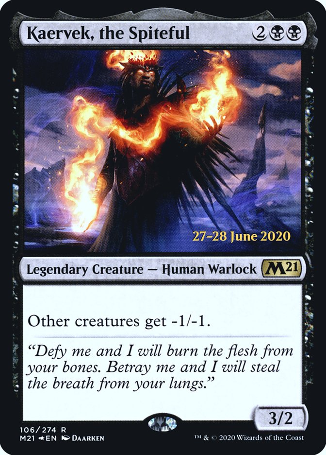 Kaervek, the Spiteful  [Core Set 2021 Prerelease Promos] | Fandemonia Ltd