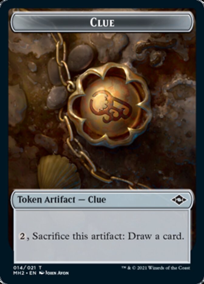 Clue Token (#14) // Crab Token [Modern Horizons 2 Tokens] | Fandemonia Ltd