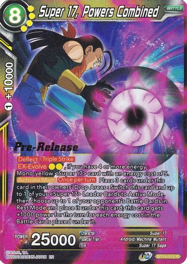 Super 17, Powers Combined (BT14-112) [Cross Spirits Prerelease Promos] | Fandemonia Ltd