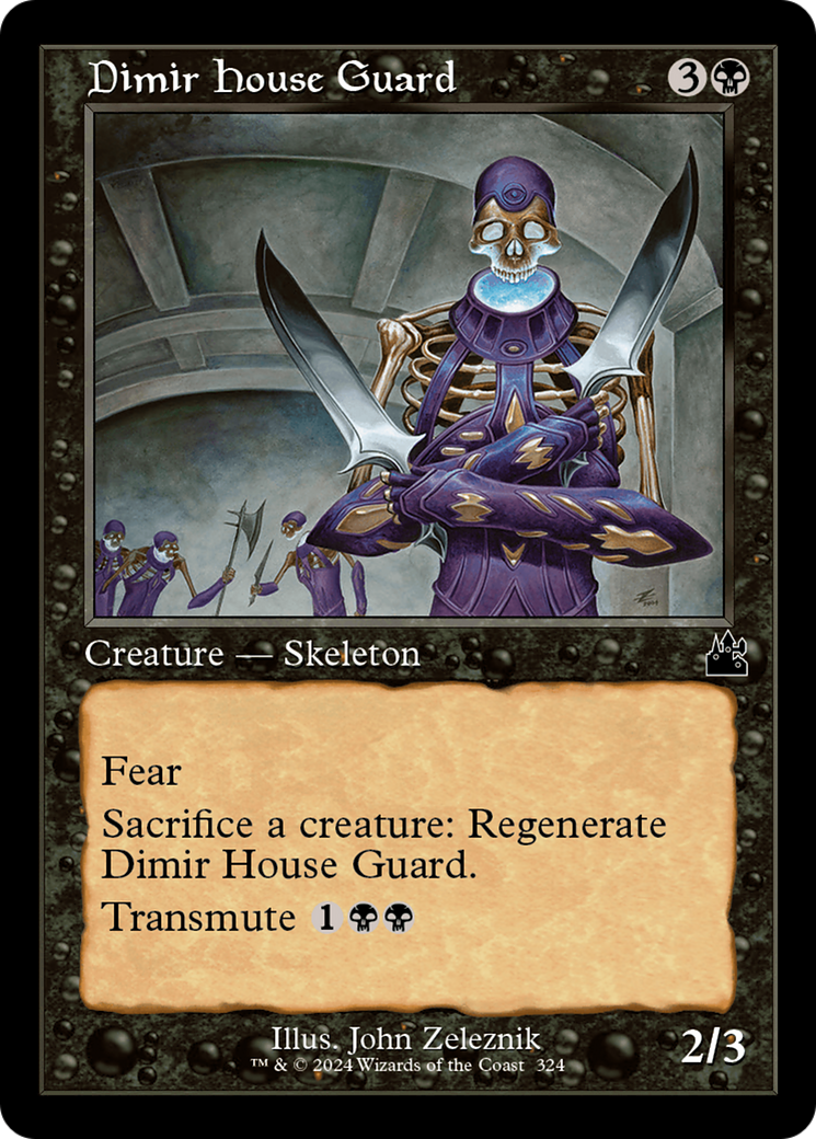 Dimir House Guard (Retro Frame) [Ravnica Remastered] | Fandemonia Ltd