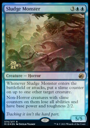 Sludge Monster [Innistrad: Midnight Hunt Prerelease Promos] | Fandemonia Ltd