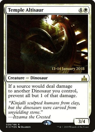 Temple Altisaur [Rivals of Ixalan Promos] | Fandemonia Ltd