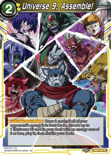 Universe 9, Assemble! (Reprint) (DB2-127) [Battle Evolution Booster] | Fandemonia Ltd