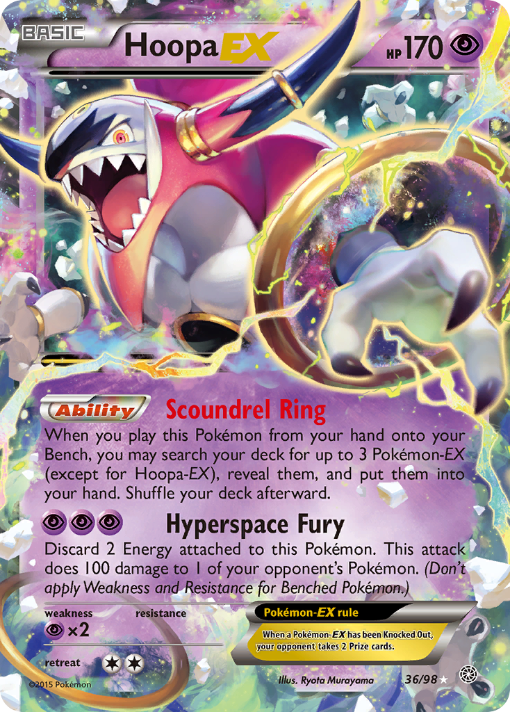 Hoopa EX (36/98) [XY: Ancient Origins] | Fandemonia Ltd