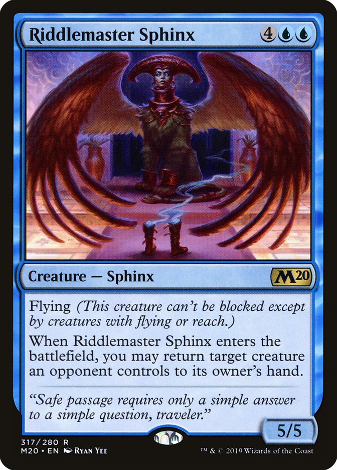 Riddlemaster Sphinx [Core Set 2020] | Fandemonia Ltd