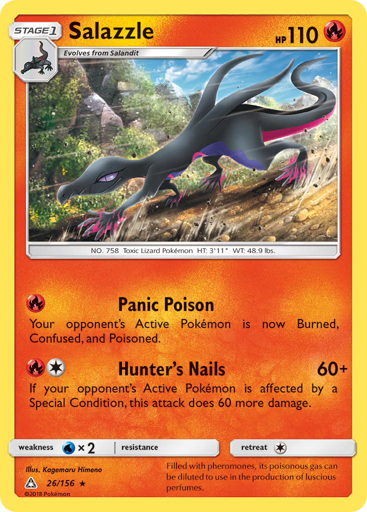 Salazzle (26/156) [Sun & Moon: Ultra Prism] | Fandemonia Ltd