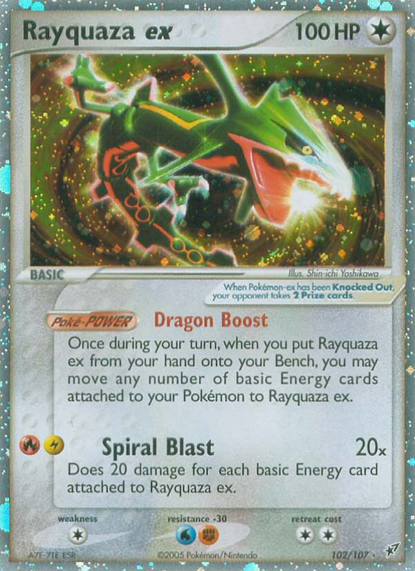 Rayquaza ex (102/107) [EX: Deoxys] | Fandemonia Ltd