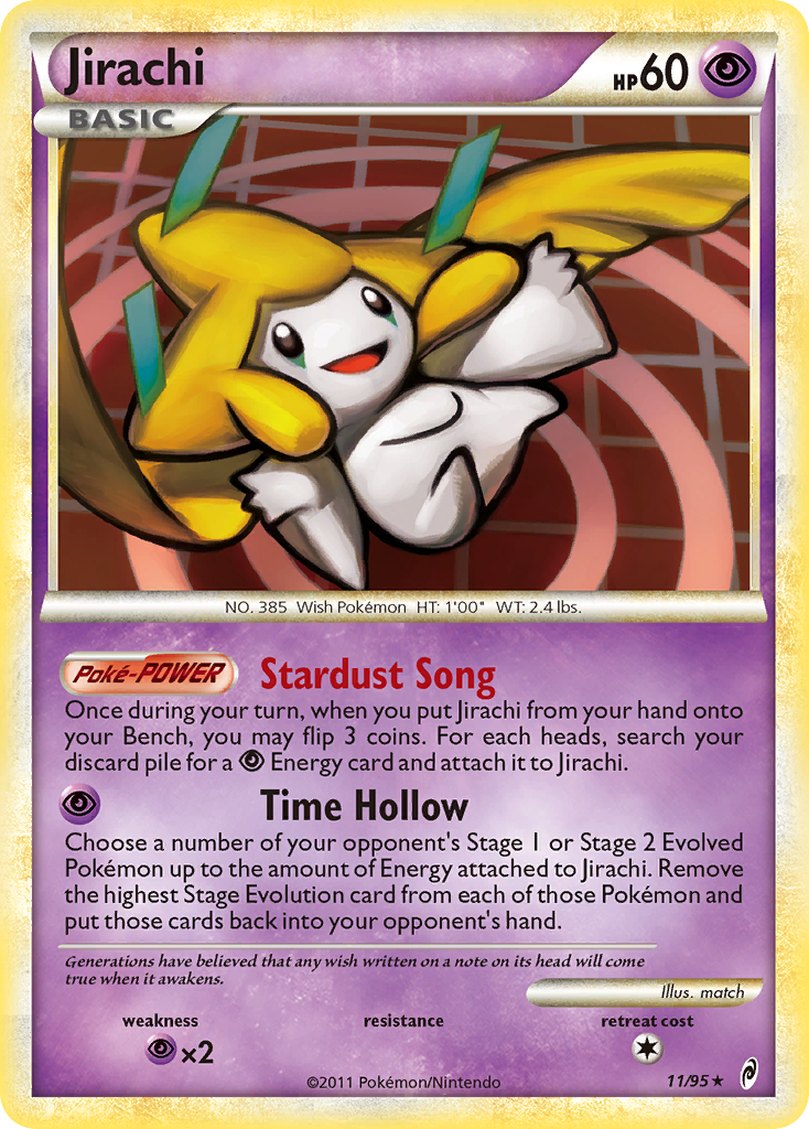 Jirachi (11/95) [HeartGold & SoulSilver: Call of Legends] | Fandemonia Ltd