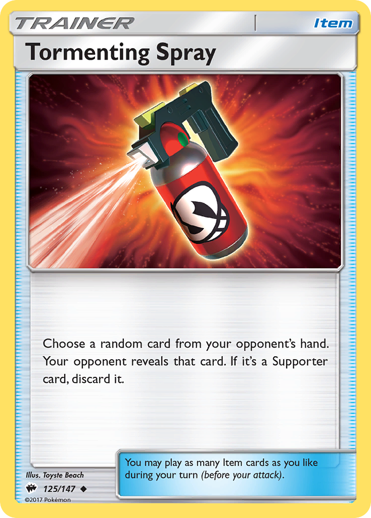 Tormenting Spray (125/147) [Sun & Moon: Burning Shadows] | Fandemonia Ltd