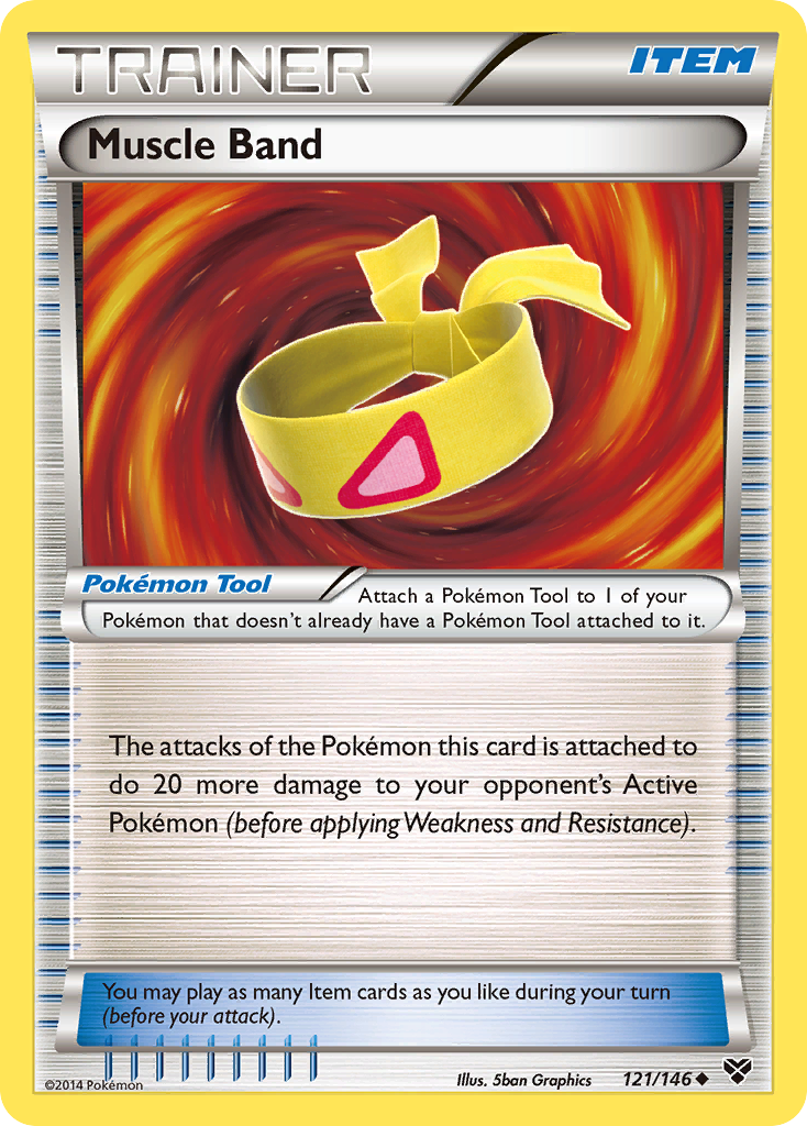 Muscle Band (121/146) [XY: Base Set] | Fandemonia Ltd