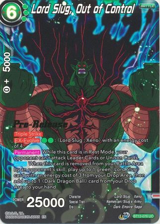 Lord Slug, Out of Control (BT12-076) [Vicious Rejuvenation Prerelease Promos] | Fandemonia Ltd