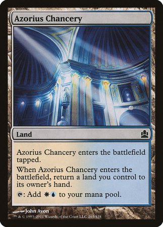 Azorius Chancery [Commander 2011] | Fandemonia Ltd