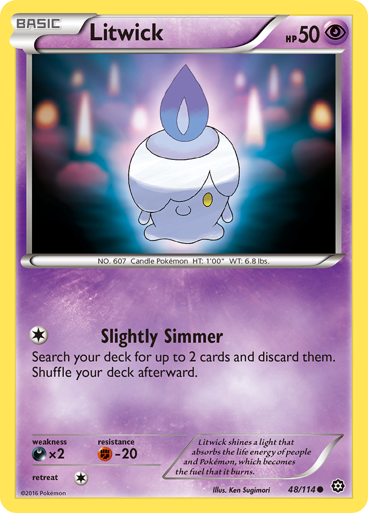 Litwick (48/114) [XY: Steam Siege] | Fandemonia Ltd